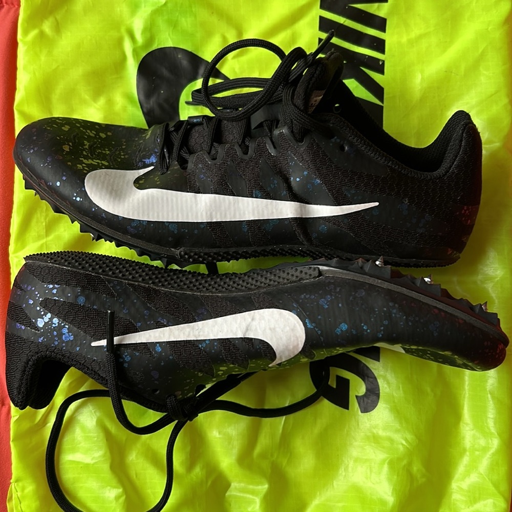M 6.5 | Nike Zoom Rival S Black Men’s Track shoes, Sprinting Spikes Men’s 6.5